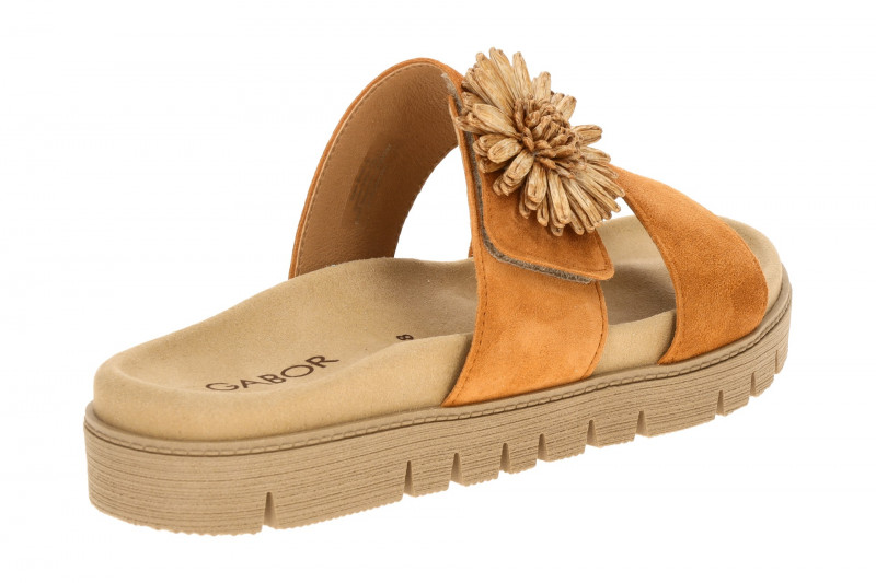 Gabor Pantolette orange valley Velour 83.743.11