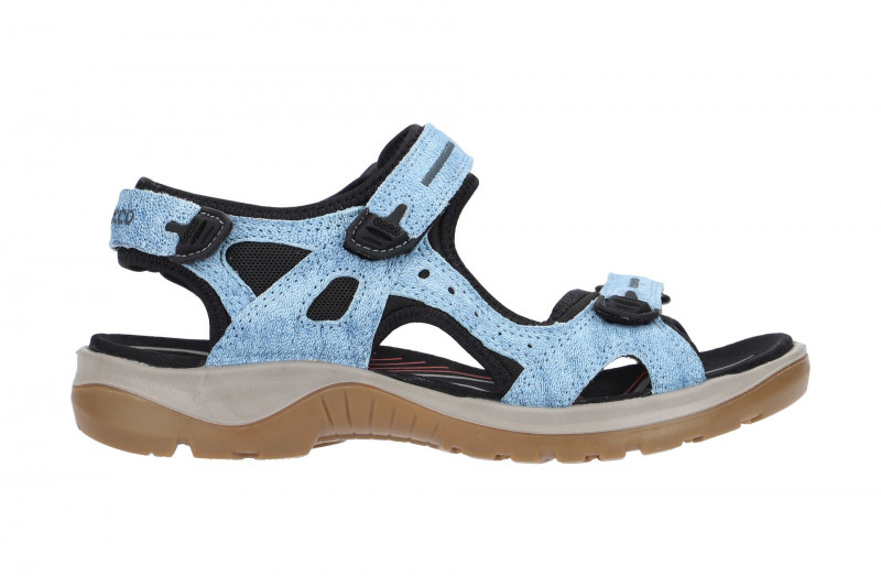 Ecco Offroad Damen Sandale hellblau indigo