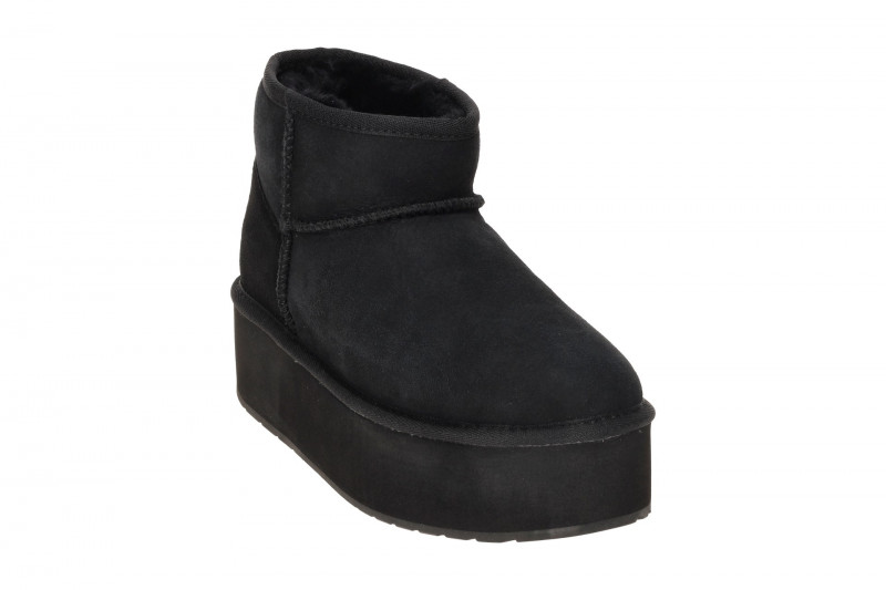EMU Stinger Micro Flatform Stiefel schwarz Plateau Boots