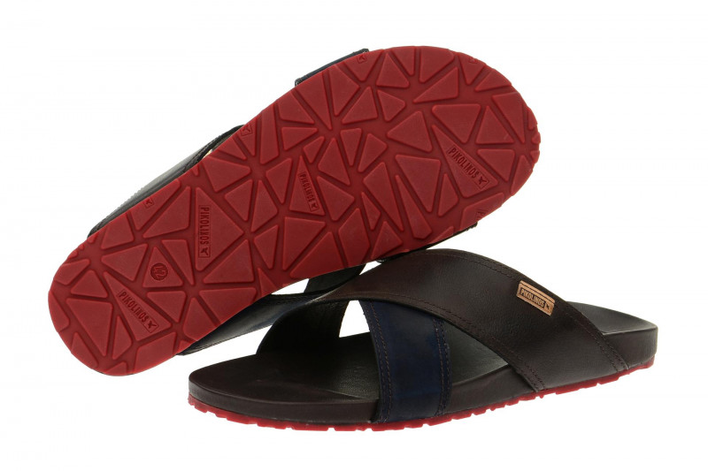 Pikolinos Phuket Pantolette blau braun M1A-0003N