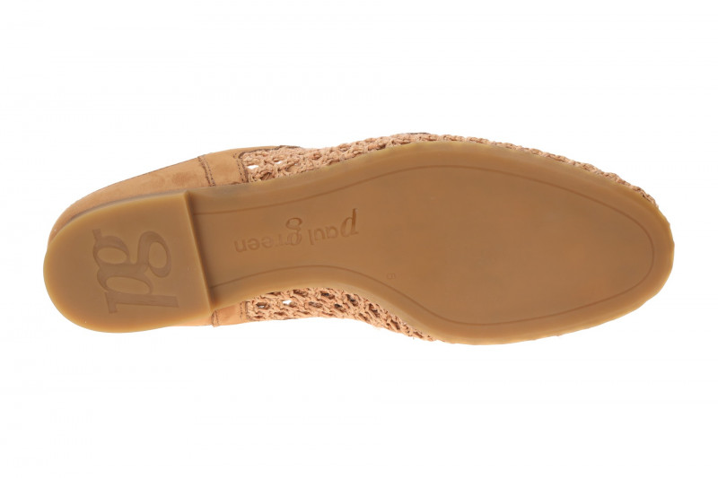 Paul Green Pantoletten Mules braun geflochten 6207