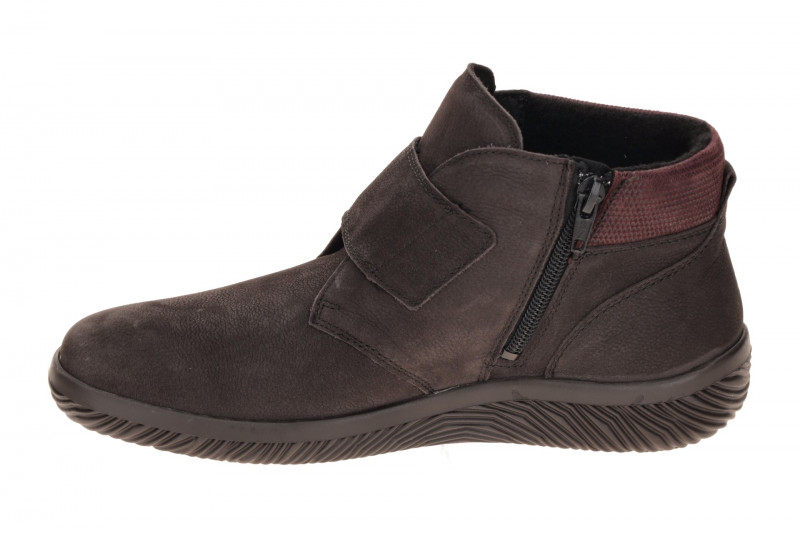 Waldläufer Roya Stiefelette dunkelbraun Klett K-Weite
