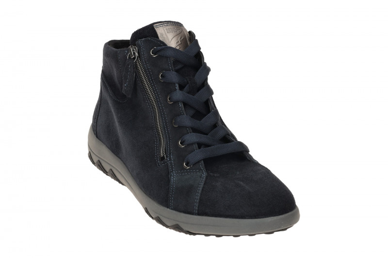 Waldläufer Teresa Stiefelette dunkelblau H-Weite dünn gefüttert 961801