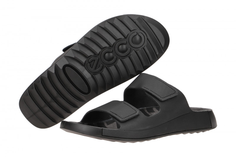 Ecco Cozmo Herren Pantolette schwarz Klett 500904
