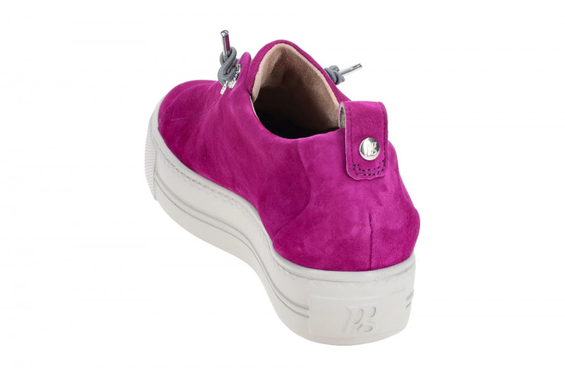Paul Green Sneaker Plateau Schuhe lila Glitzer 5417
