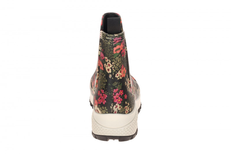 Skechers Uno Regen Stiefel schwarz Blumen Gummistiefel