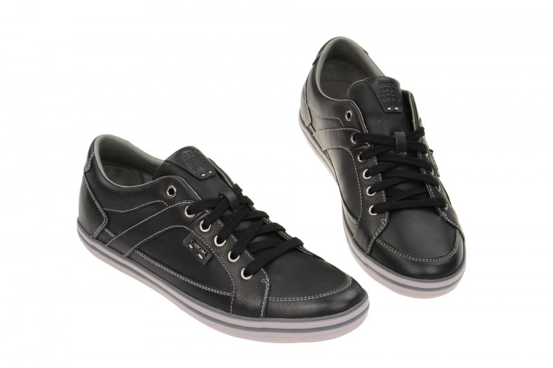Geox Box Schuhe schwarz Leder U44R3D