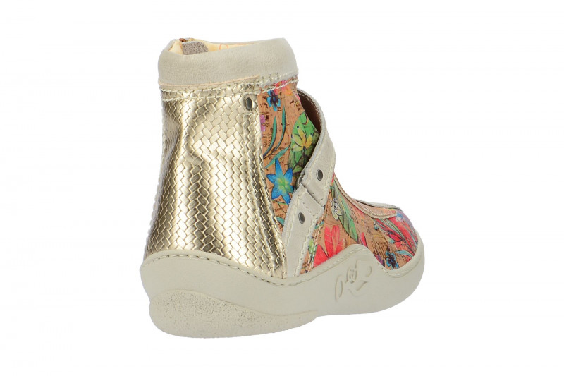 Eject Skat Stiefelette weiß Kork Print