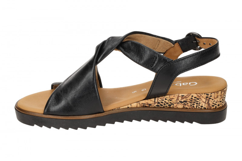 Gabor Genua Sandale schwarz Nappa 82.751.27
