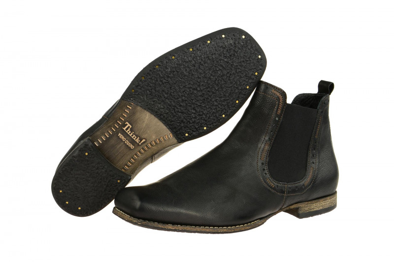 Think Guru Chelsea Stiefel schwarz