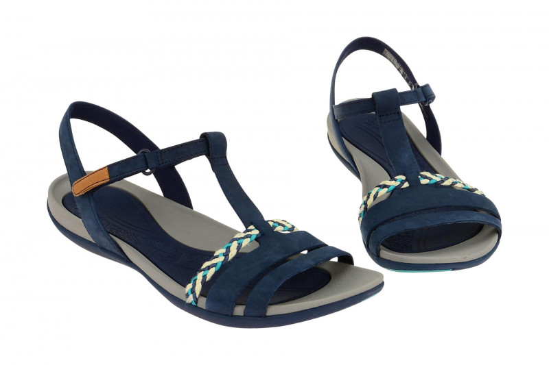 Clarks Tealite Grace Damen Sandale blau
