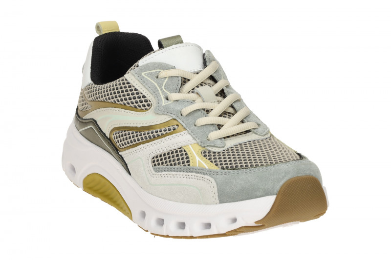 Gabor RollingSoft Schuhe beige grau Mesh 86.986.35