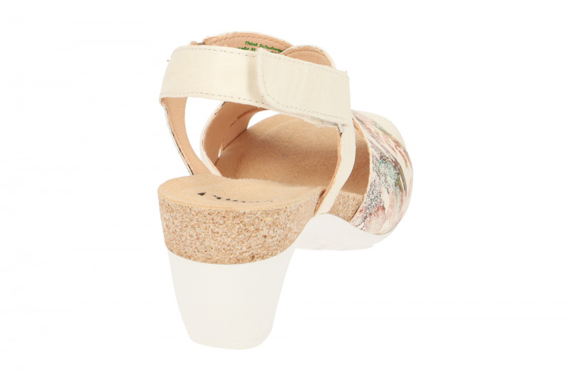 Think Traudi Sandale weiß effekt 4-84574-94