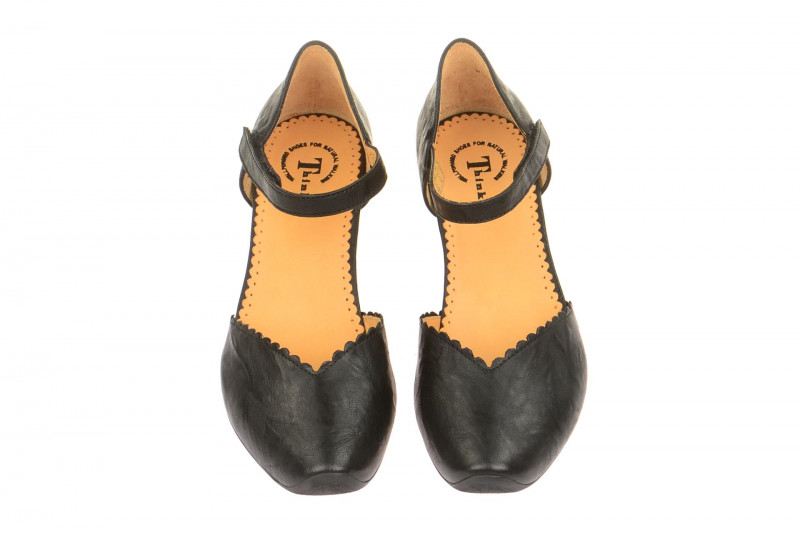 Think Aida 10 Riemchen Pumps schwarz