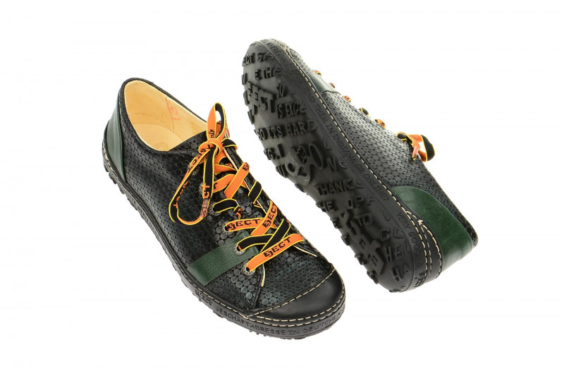Eject Dass Schuhe schwarz grün 16224