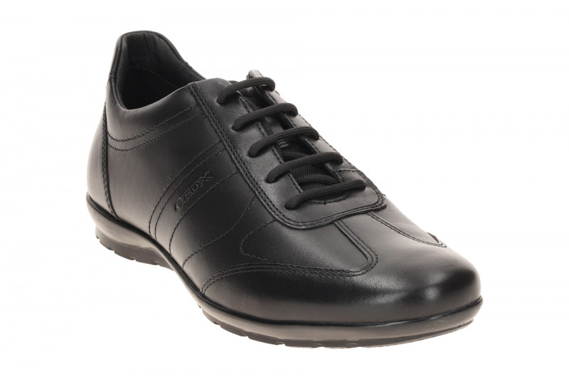 Geox Symbol Schuhe schwarz Schnürer U74A5B