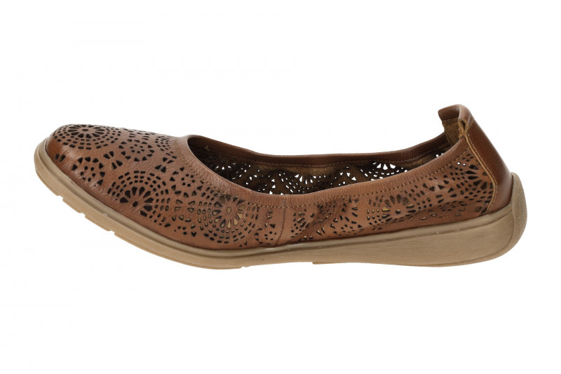 camel active Cloud Ballerinas braun gelocht 54CU202