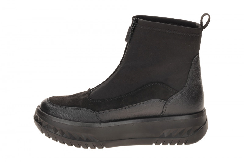 ARA Monaco Plateau Stiefelette schwarz H-Weite GORE-TEX