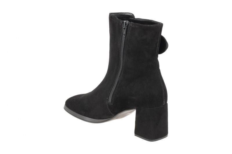 Gabor elegante Stiefelette schwarz Velour 35.692.17