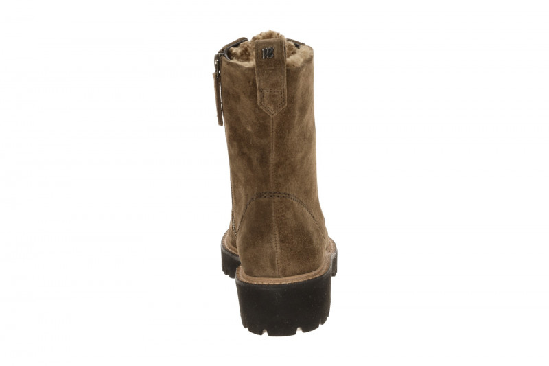 Paul Green Winter Stiefel braun earth Warmfutter Boots Velour 8175
