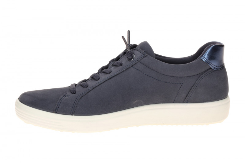 Ecco Soft 7 Schuhe Slipper blau Easy Slip Gummizug 490583