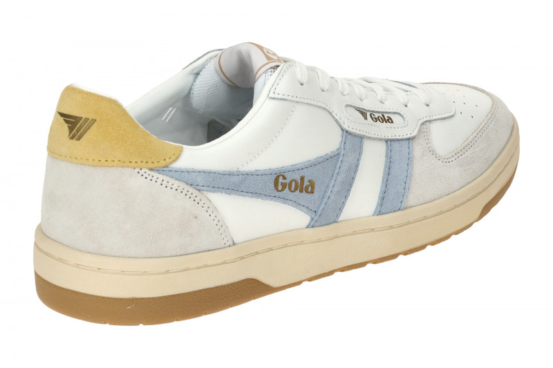 Gola Hawk Schuhe Sneakers weiß blau Damen CLB336