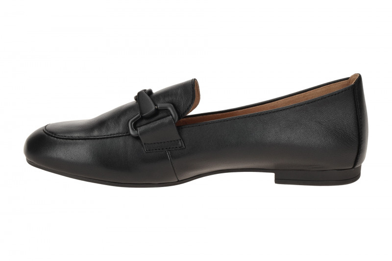 Gabor Schuhe Slipper schwarz Glattleder 65.211.27