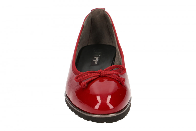 Paul Green Ballerinas rot Lack 2698