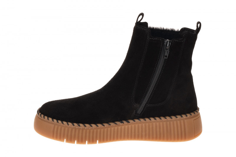 Gabor Stiefel schwarz braun Velour Plateau Boots 8014.01.005