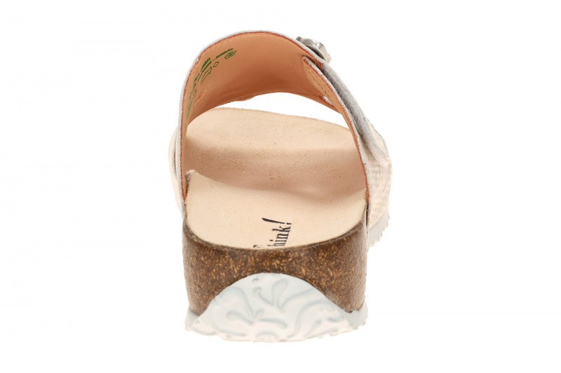 Think Mizzi Pantoletten weiß offwhite perforiert 124