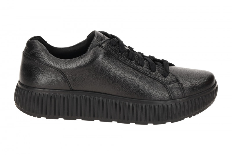 Geox Graisy Sneaker Plateau Schuhe schwarz Damen D46XFA