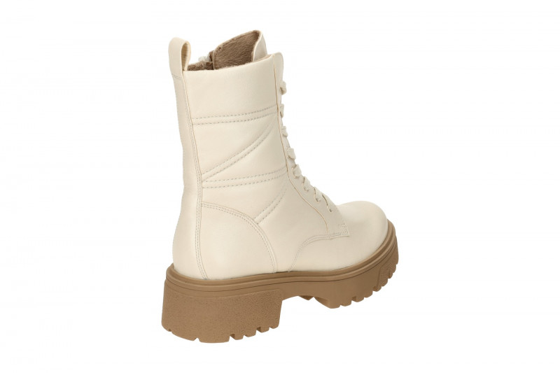 Gabor Fashion Plateau Stiefelette beige Nappa Stepp 51.760.22