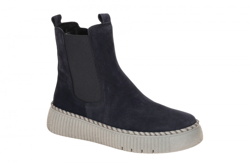 Gabor Stiefeletten blau pazifik Plateau Chelsea Stil 73.540.16