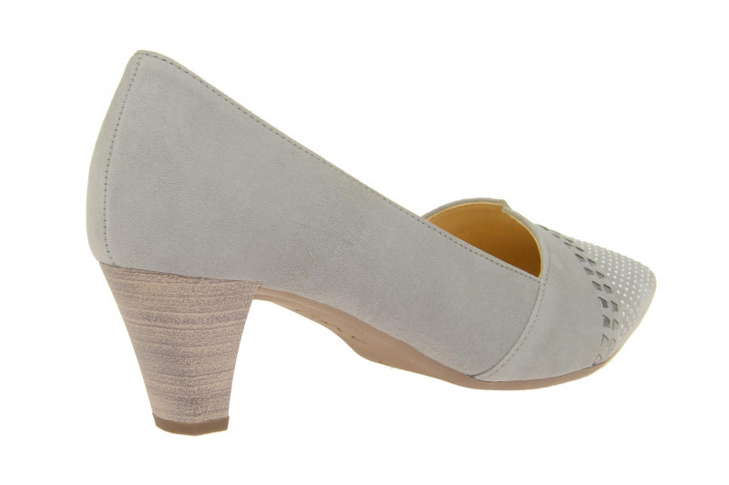 Gabor Pumps grau silber Steine 65.146.19