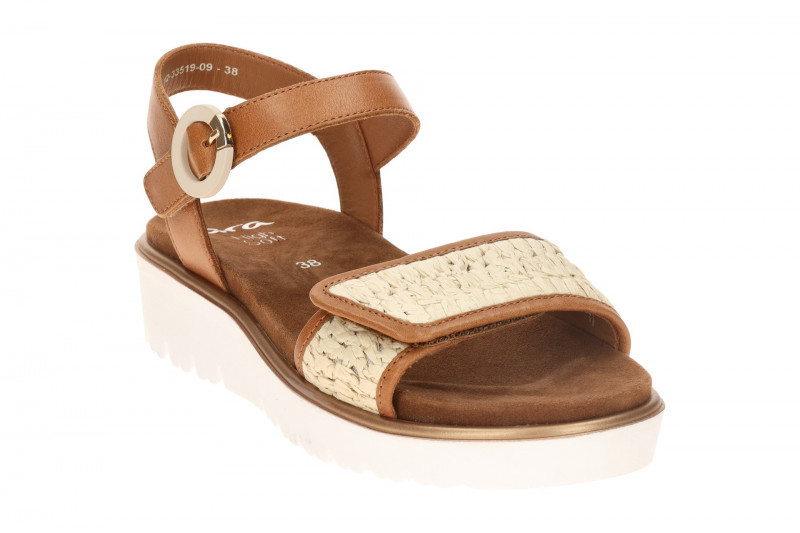 ara Bilbao Sandale braun Nappa Bast 12-33519