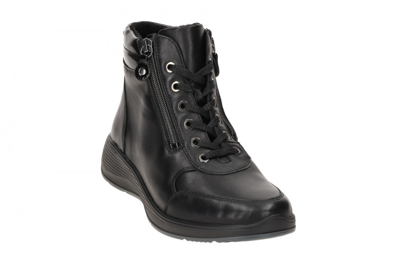 Waldläufer Kalea Stiefel Boots schwarz K-Weite dünn gefüttert 698801