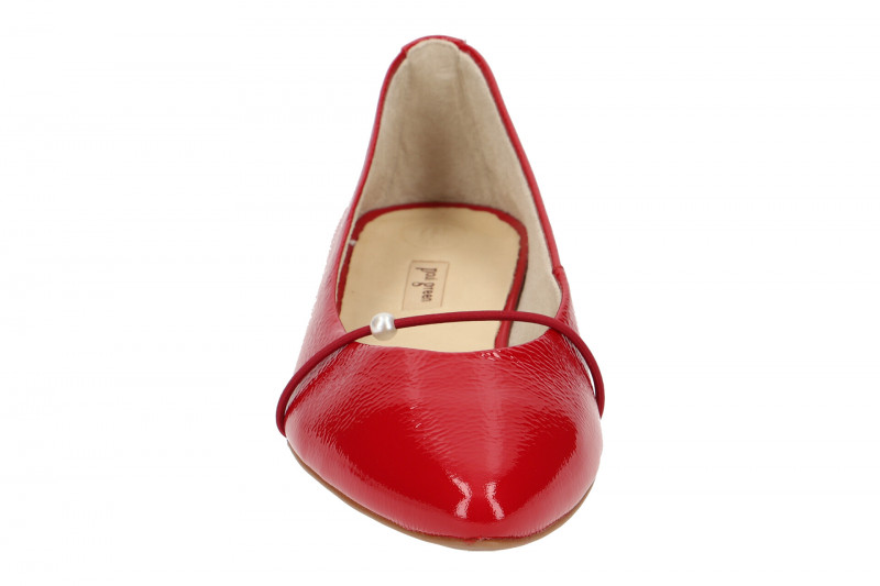 Paul Green Ballerinas Slipper rot Lack 2374