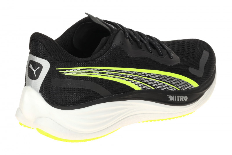 Puma Velocity Nitro Schuhe schwarz gelb Herren Sportschuhe Sneaker