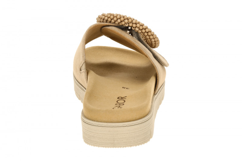 Gabor Pantolette sand beige Velour 83.745.14