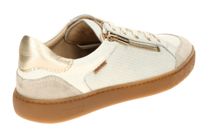 Pikolinos Lanzarote Schuhe weiß perforiert W7B-6737C2