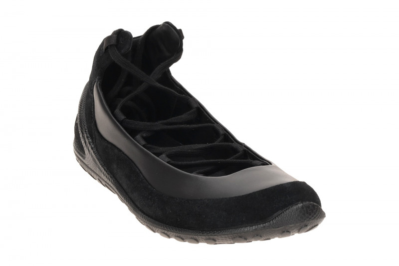 Ecco Biom Lite Schnür Ballerina Schuhe schwarz 802453