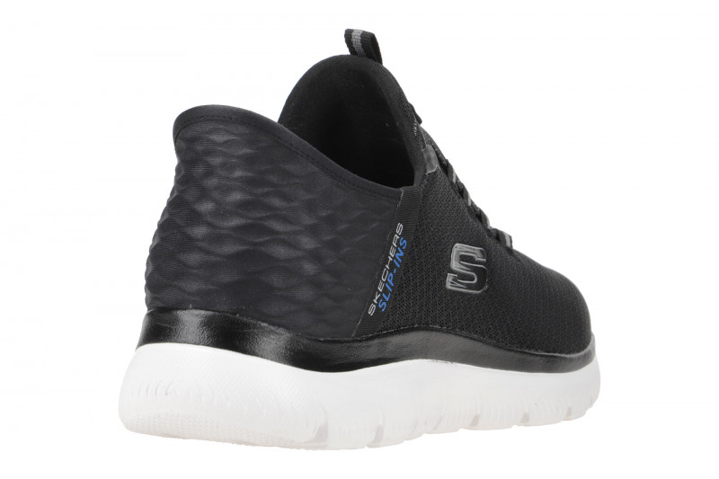 Skechers Summits Schuhe schwarz weiß SLIP-INS 232457
