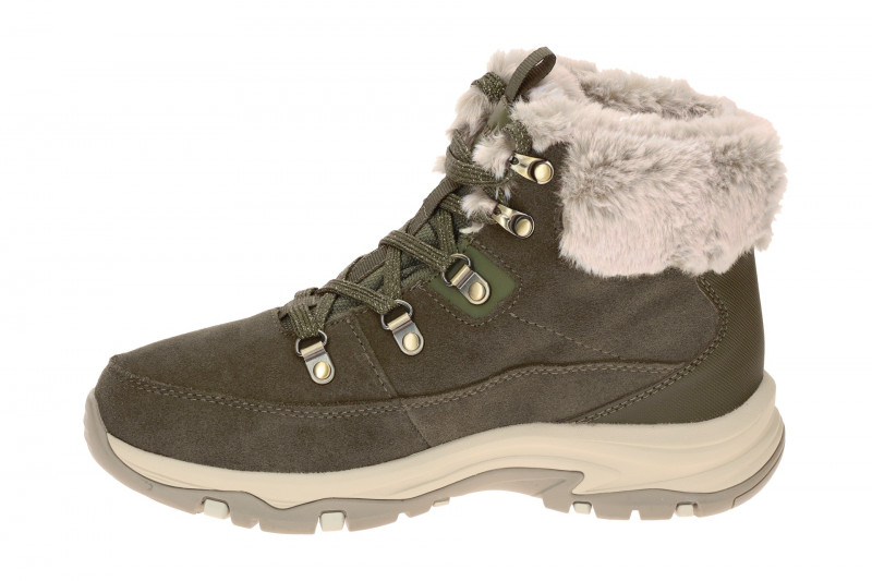 Skechers Trego Schnee Stiefeletten grün olive wasserdicht