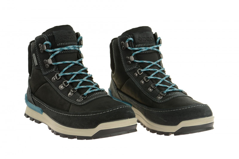 ecco Oregon Herren Stiefel schwarz Gore-Tex