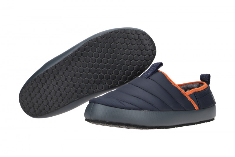 bugatti Tent Herren Hausschuhe Warmfutter blau Vegan