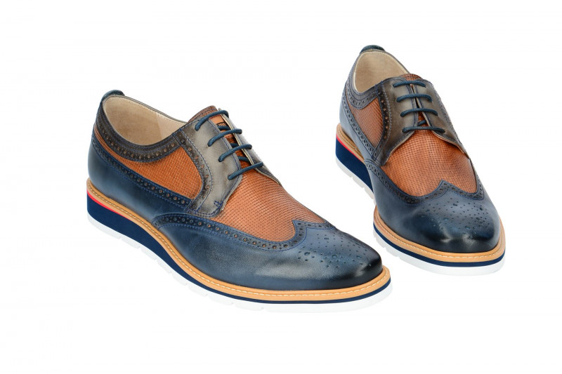 Pikolinos Schuhe Toulouse blau braun M7L-4227