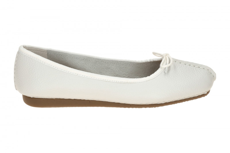 Clarks Freckle Ballerinas weiß