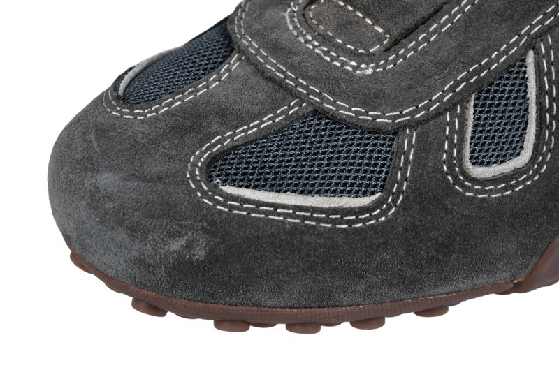 Geox Snake R Schuhe grau blau Slipper U3207R