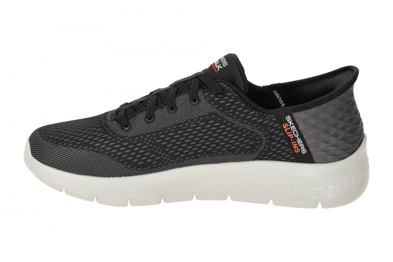 Skechers Go Walk Flex Schuhe grau schwarz Slip-In 216505
