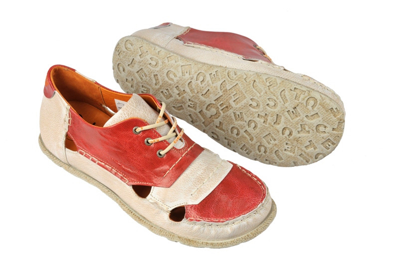 Eject Sony3 E-12092-V1 Herrenschuhe weiß / rot